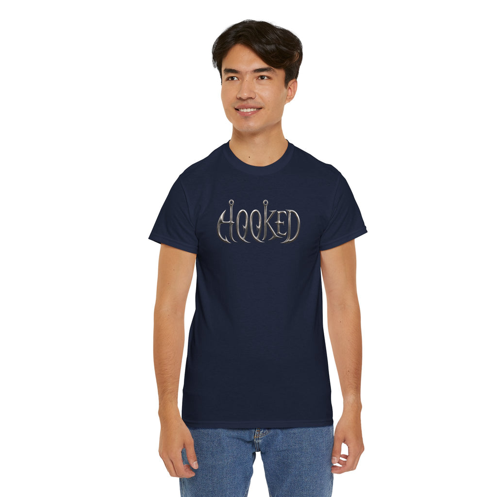 HOOKED | Unisex Heavy Cotton Tee