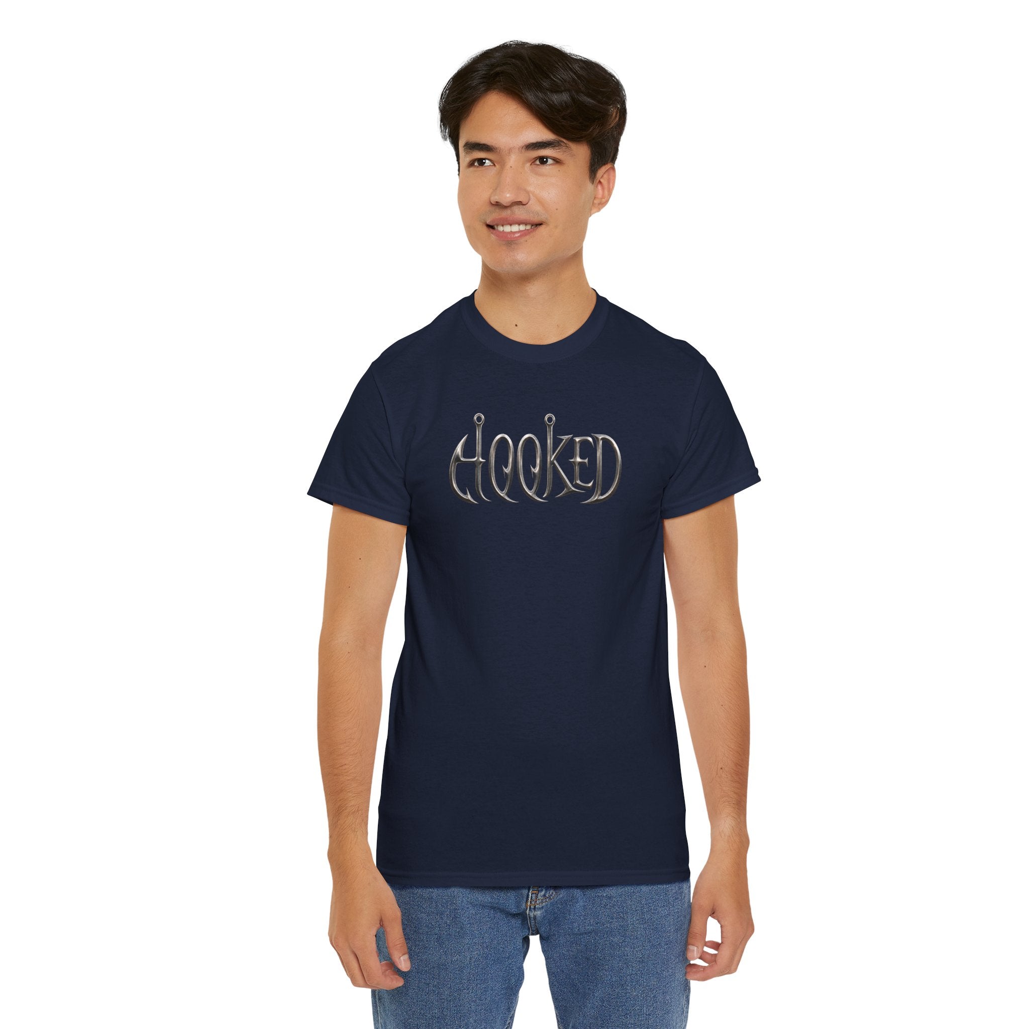 HOOKED | Unisex Heavy Cotton Tee