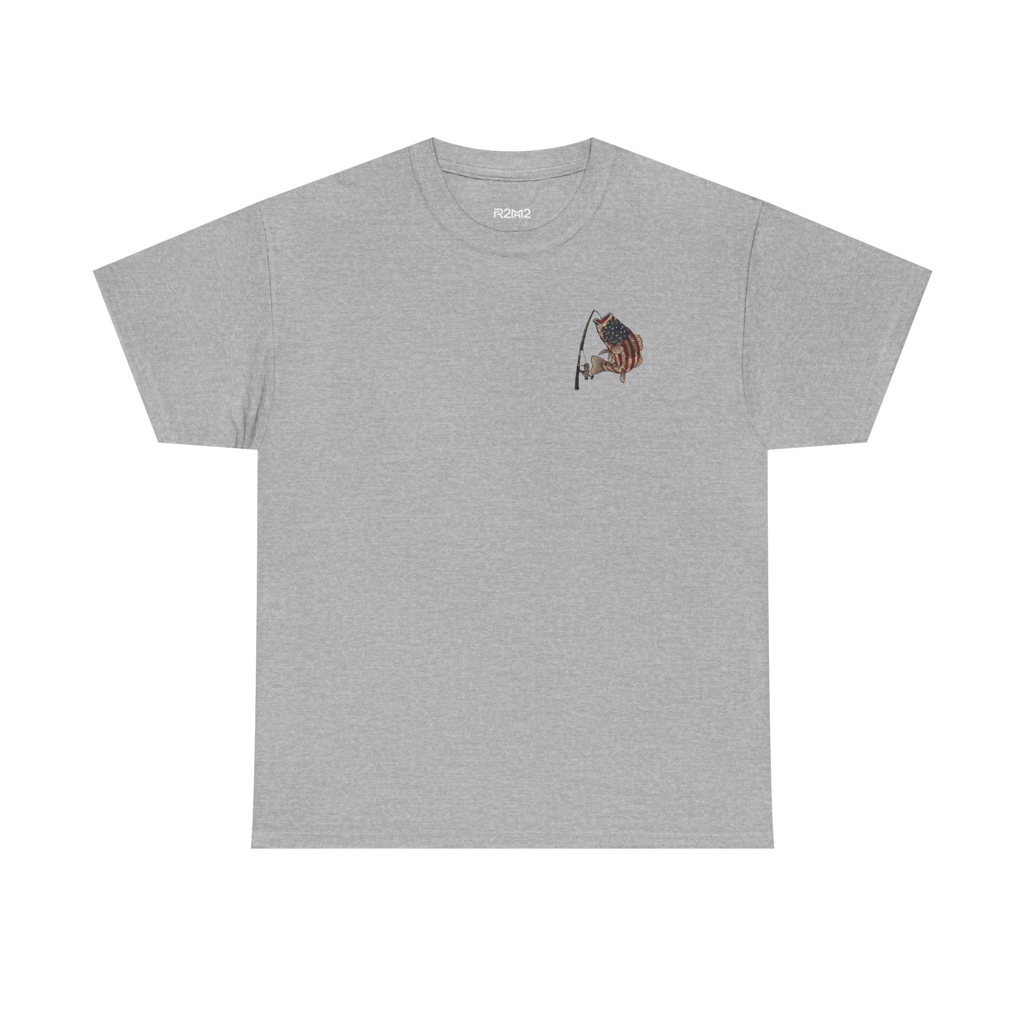 Patriotic Fishing T-Shirt — American Flag Angler Tee
