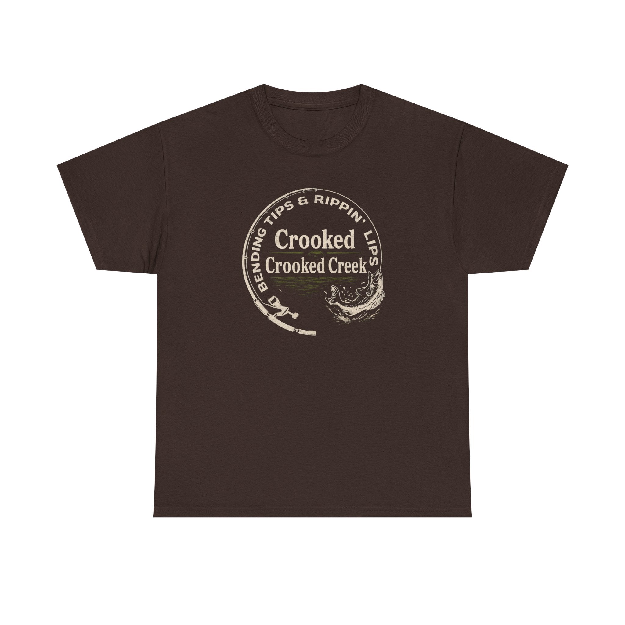 Bendin Tips and Rippin Lips on Crooked Creek | Unisex Heavy Cotton Tee