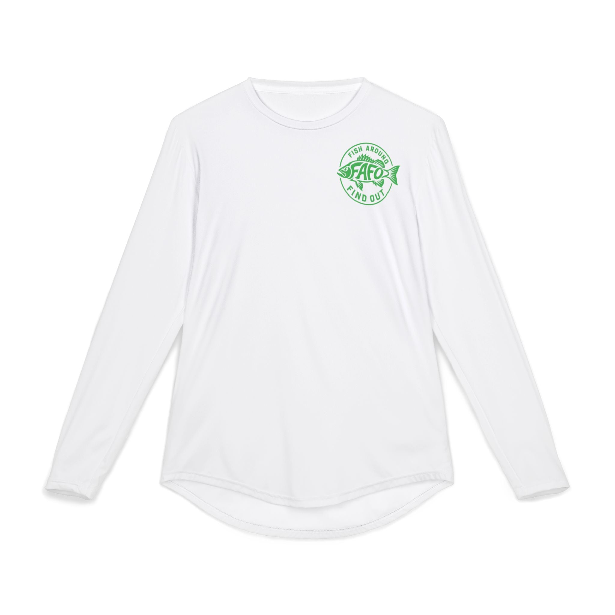 FAFO Fish Around Find Out | Men's UV Protection Long Sleeve Shirt (AOP)