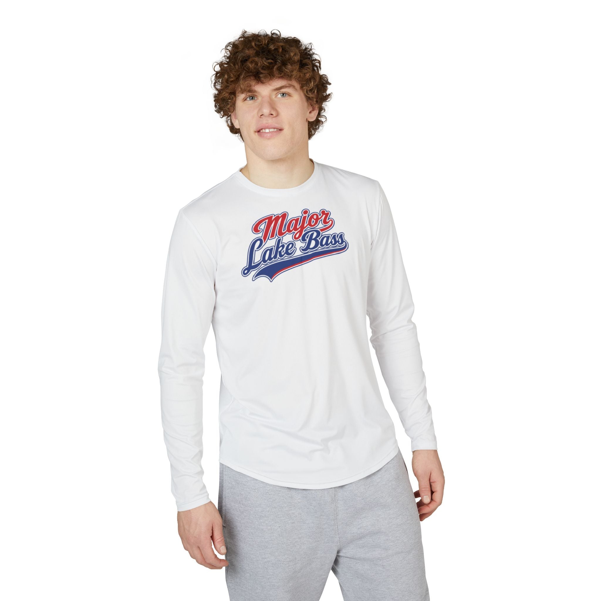 Major Lake Bass Fishing Shirt | Men's UV Protection Long Sleeve Shirt (AOP)