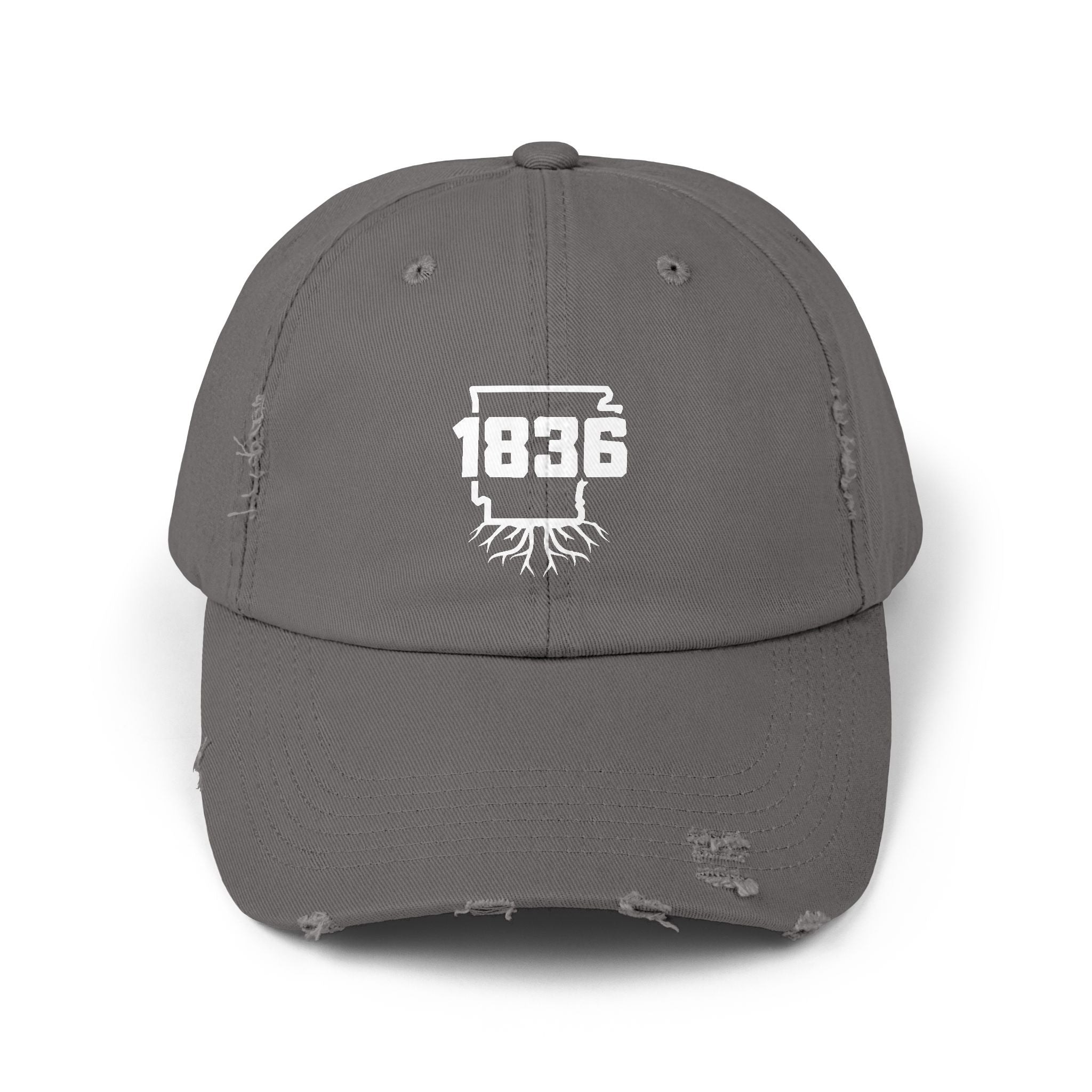 1836 Podcast Logo Cap — Distressed Baseball Hat