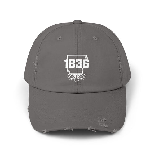 1836 Podcast Logo Cap — Distressed Baseball Hat