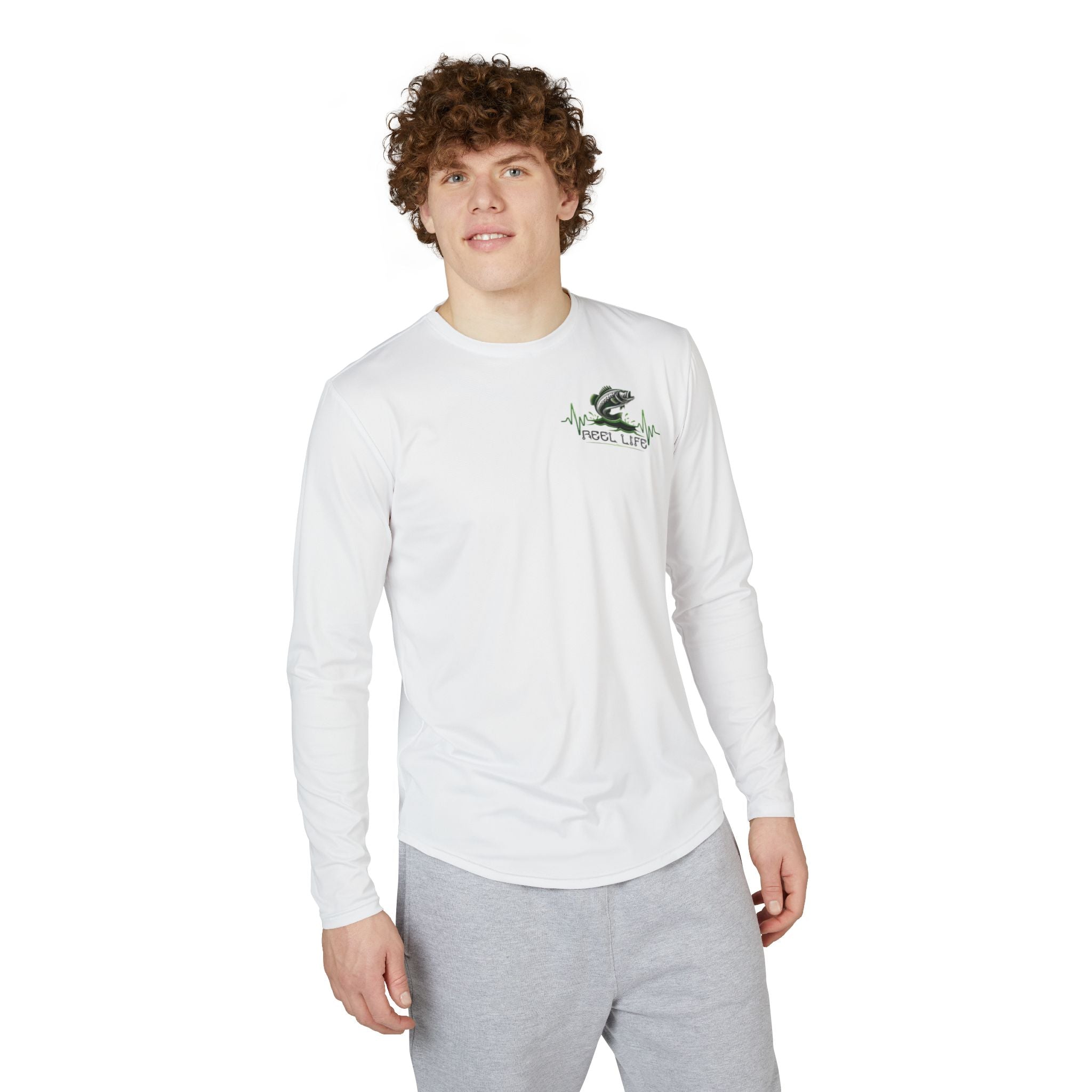 REEL LIFE FISHING | Men's UV Protection Long Sleeve Shirt (AOP)