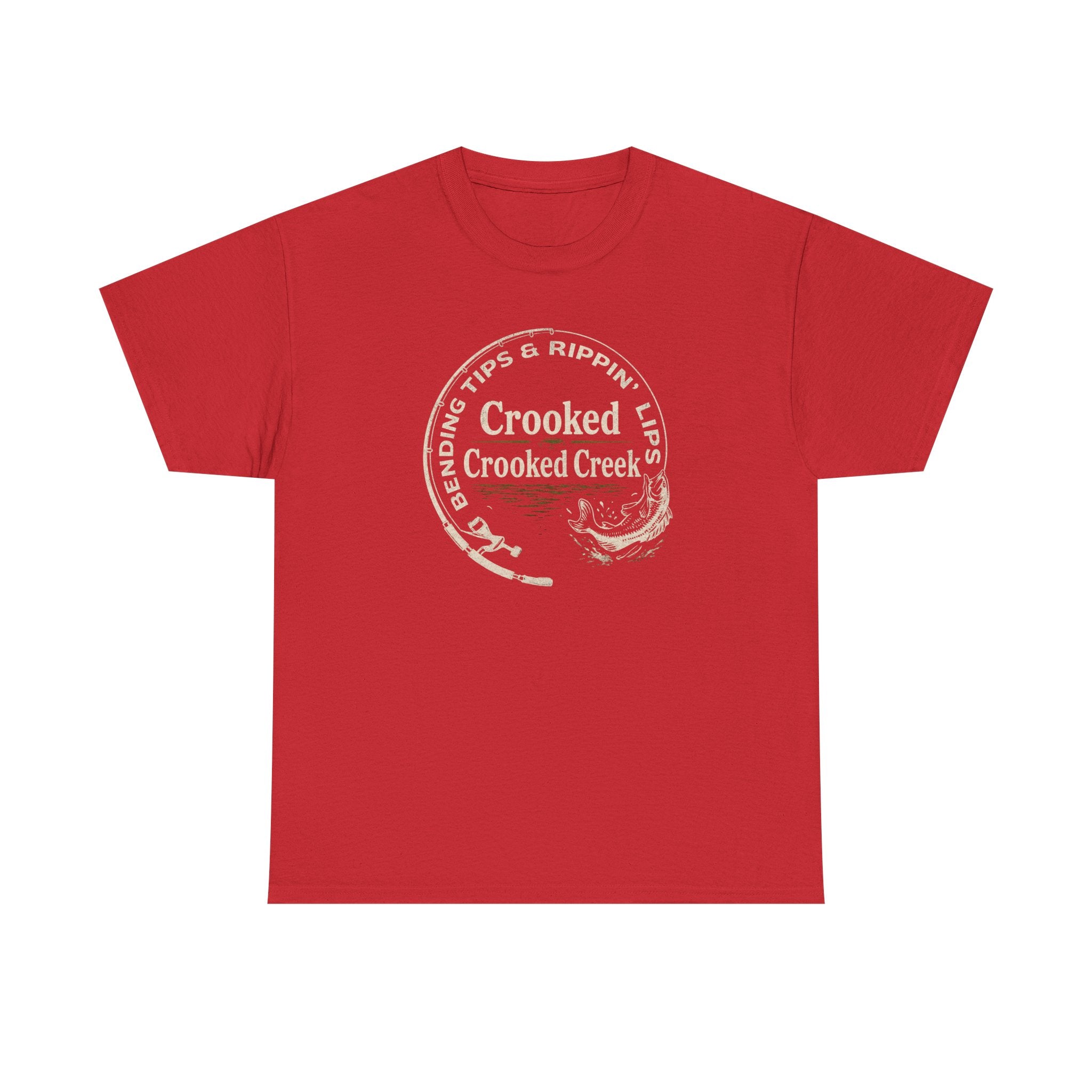 Bendin Tips and Rippin Lips on Crooked Creek | Unisex Heavy Cotton Tee