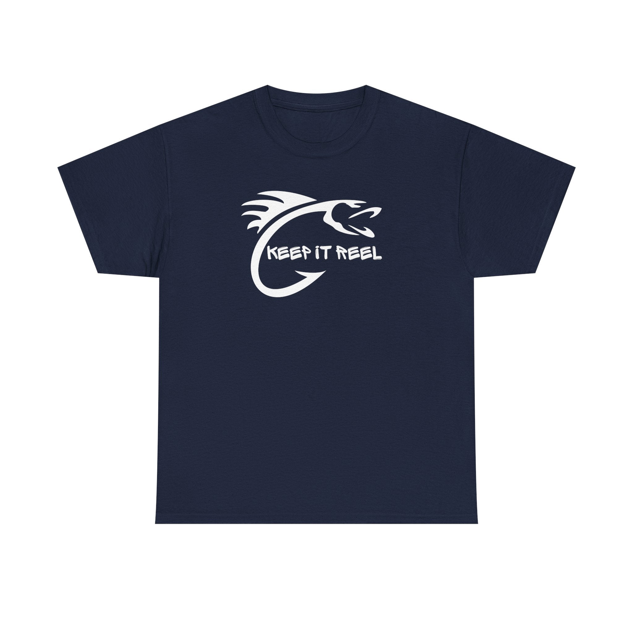 Keep It Reel (white font) | Unisex Heavy Cotton Tee