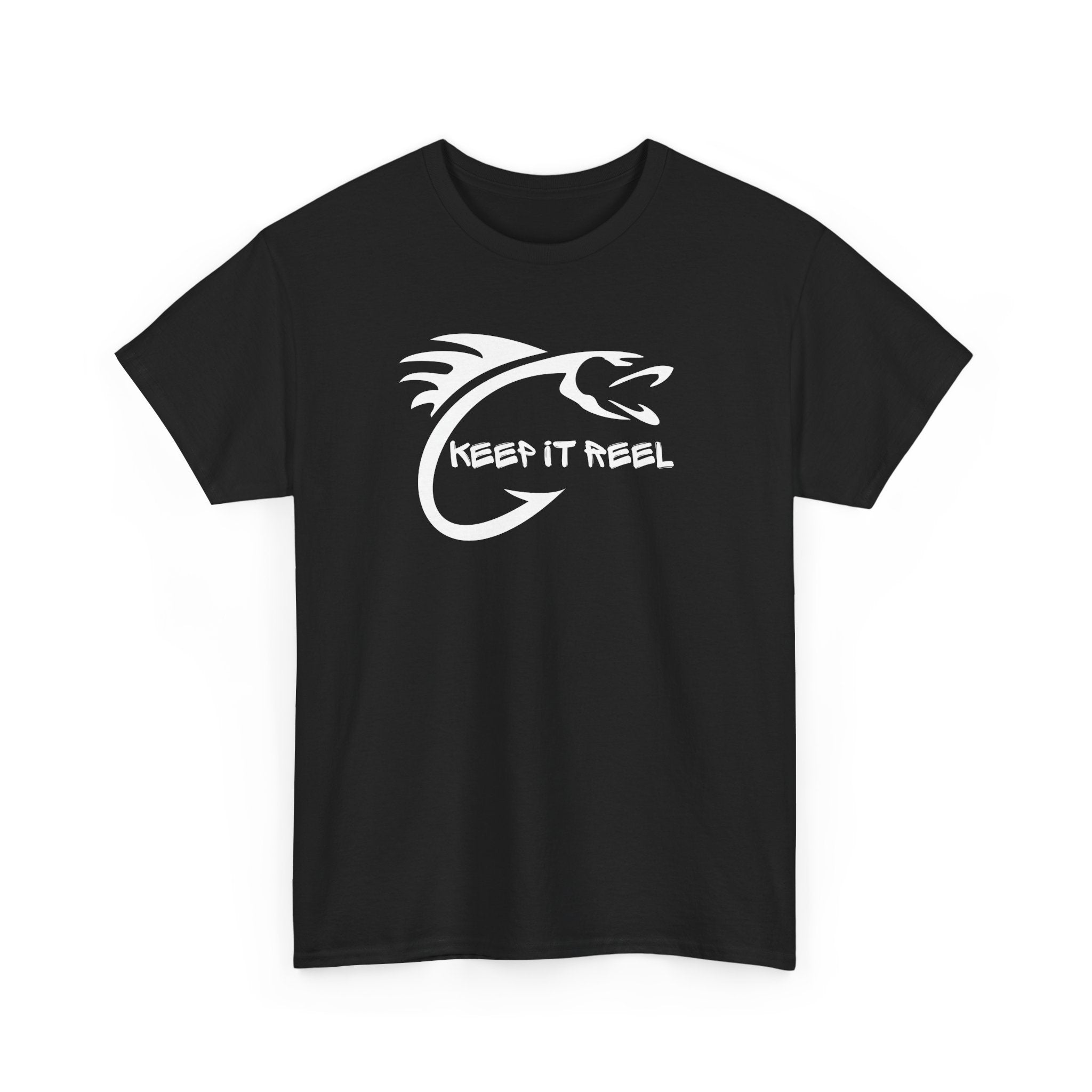 Keep It Reel (white font) | Unisex Heavy Cotton Tee