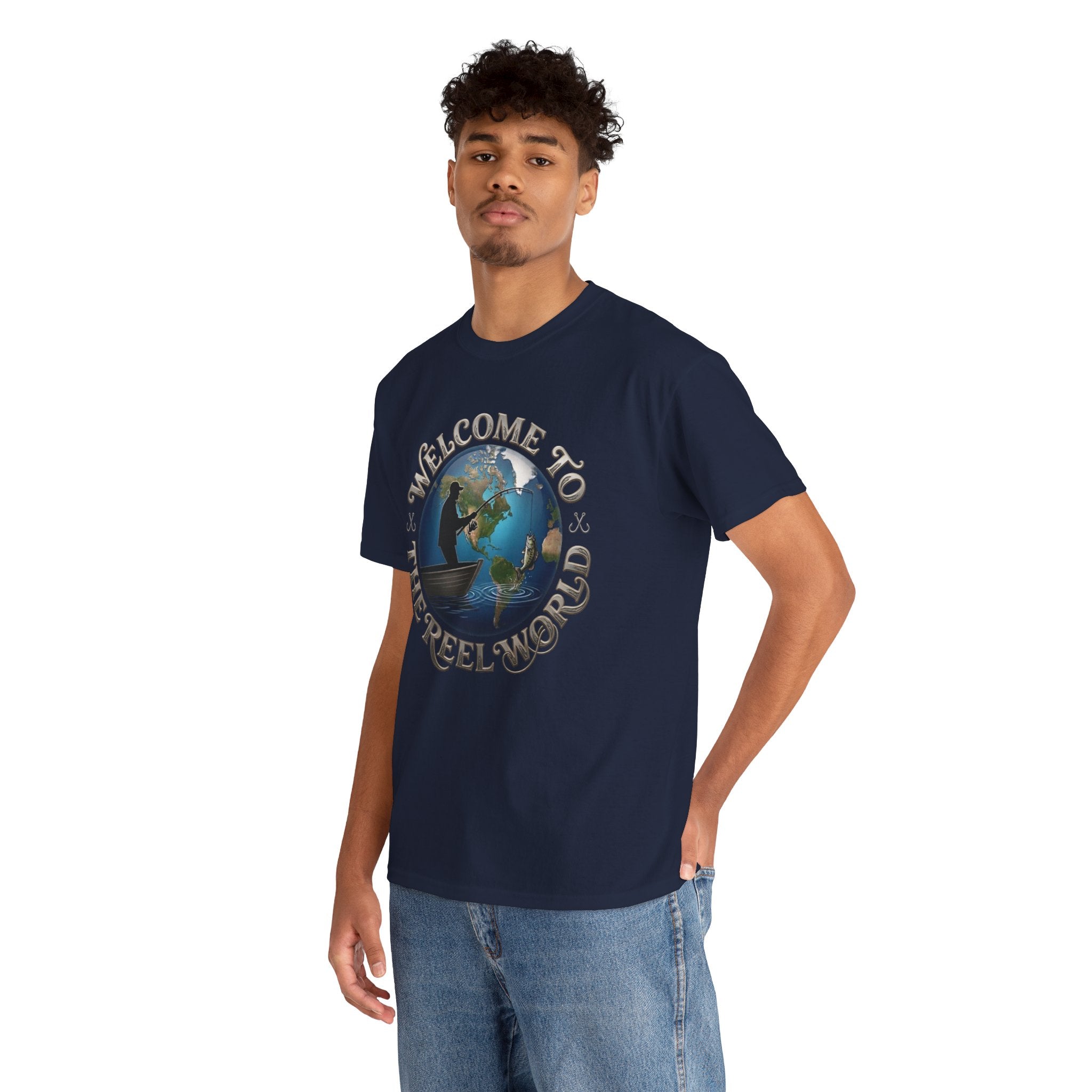 Welcome to the REEL World | Unisex Heavy Cotton Tee