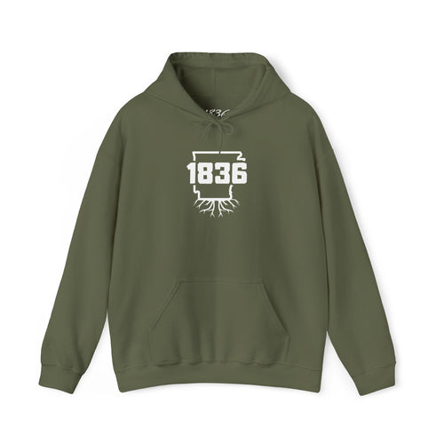 1836 Podcast Logo Hoodie — Fan Support Pullover