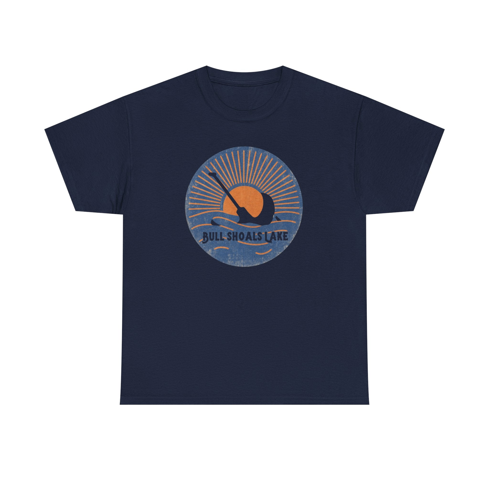 Bull Shoals Lake Sundial | Unisex Heavy Cotton Tee
