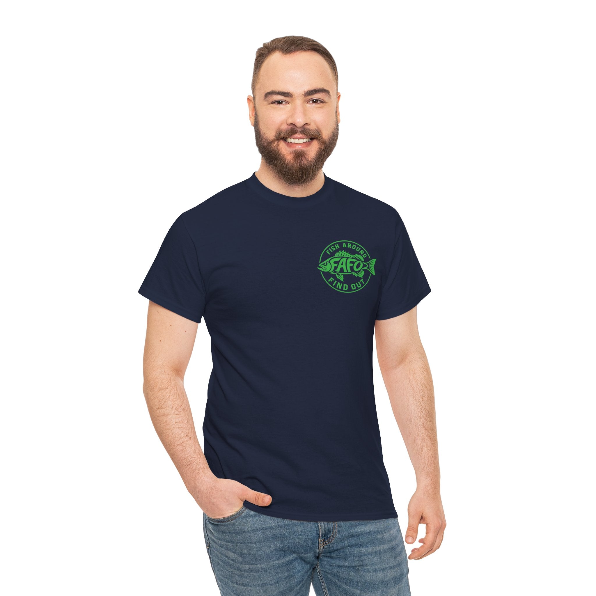 FAFO Fish Around Find Out | Unisex Heavy Cotton Tee