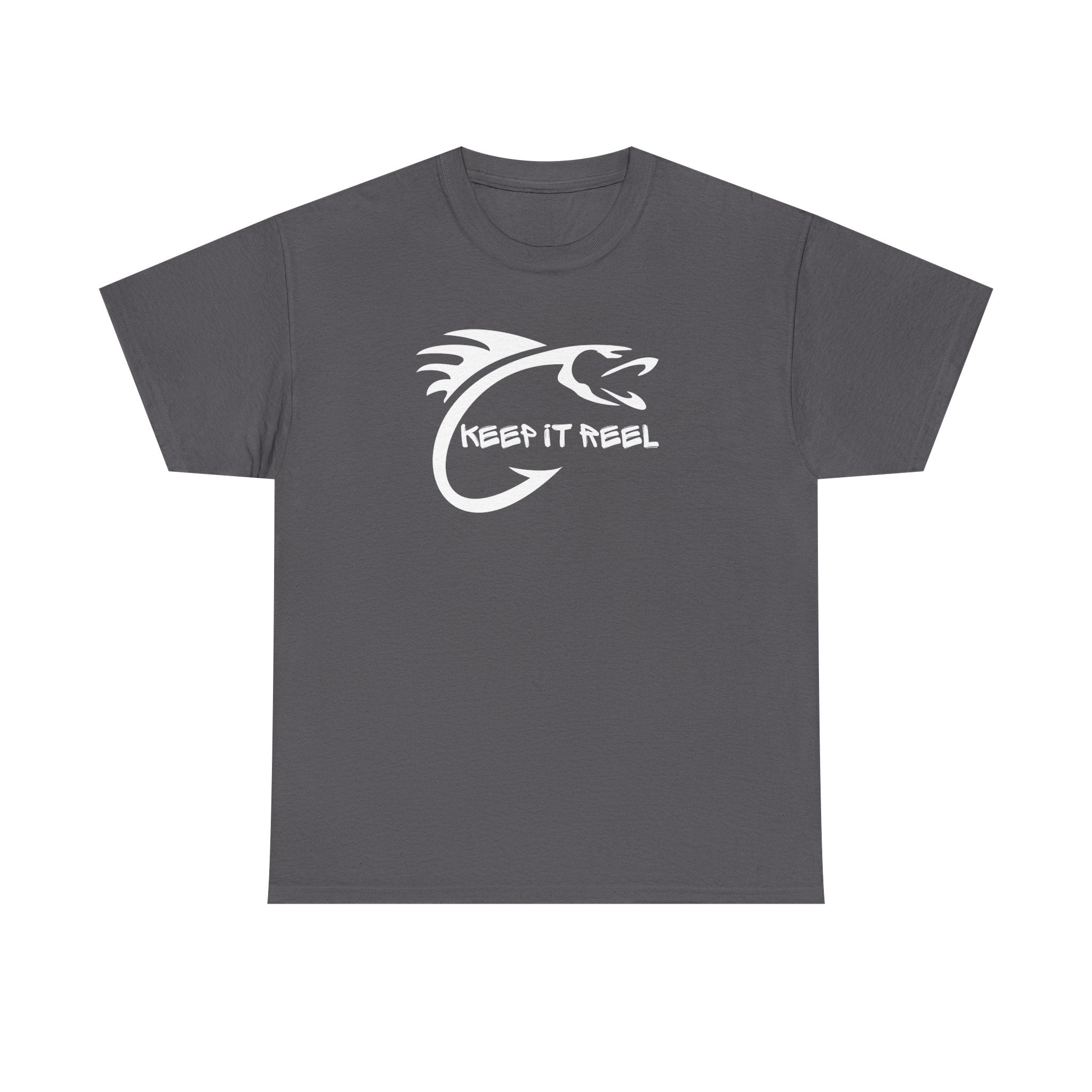 Keep It Reel (white font) | Unisex Heavy Cotton Tee