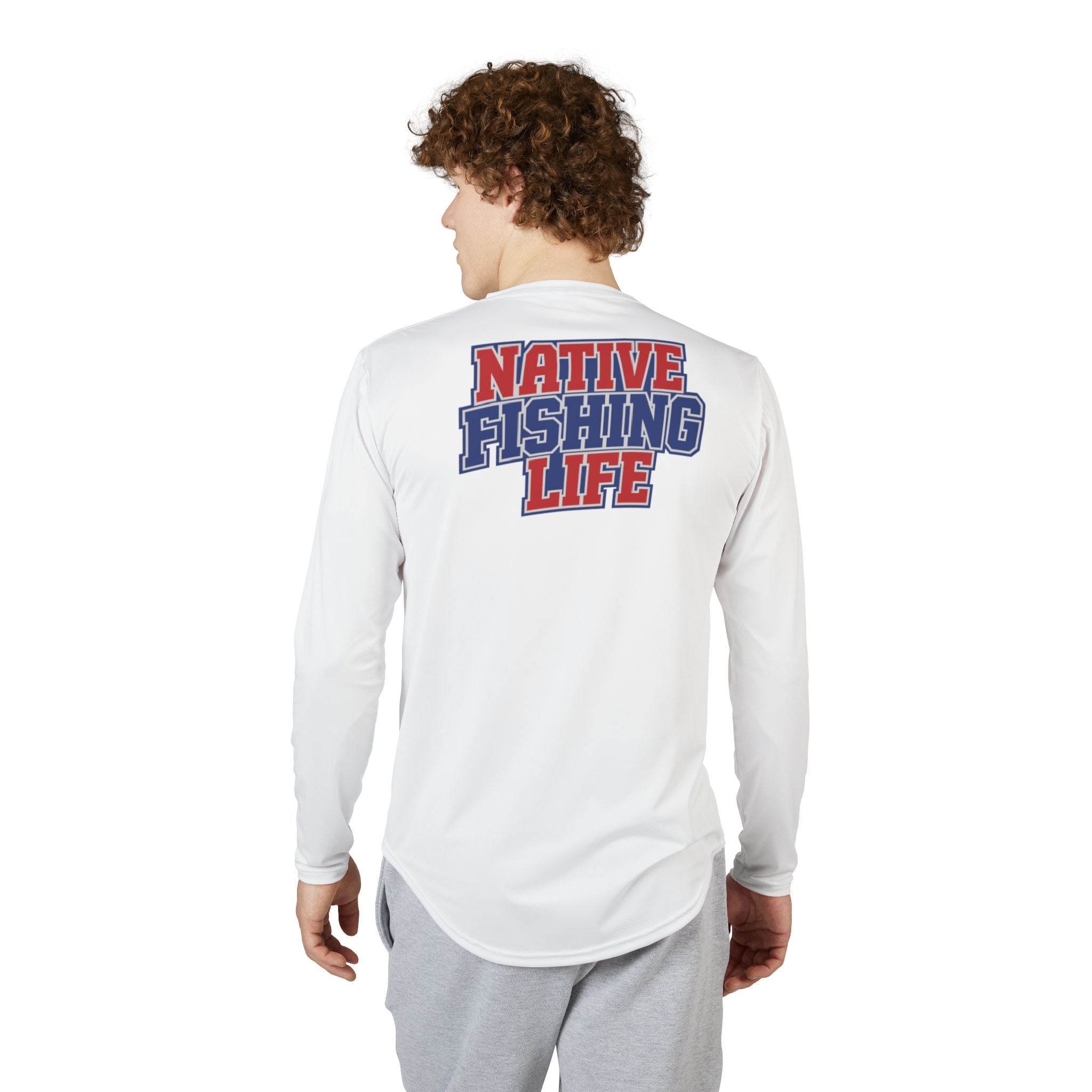 Native Fishing Life | Fishing Shirt | Men's UV Protection Long Sleeve Shirt (AOP)