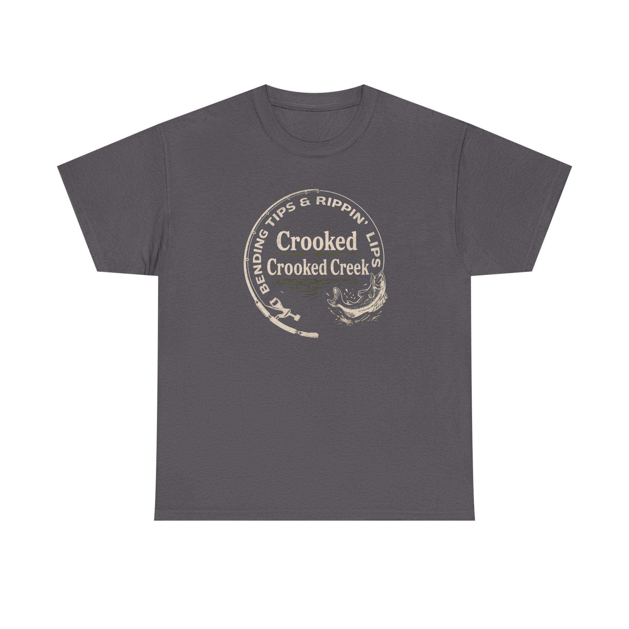 Bendin Tips and Rippin Lips on Crooked Creek | Unisex Heavy Cotton Tee