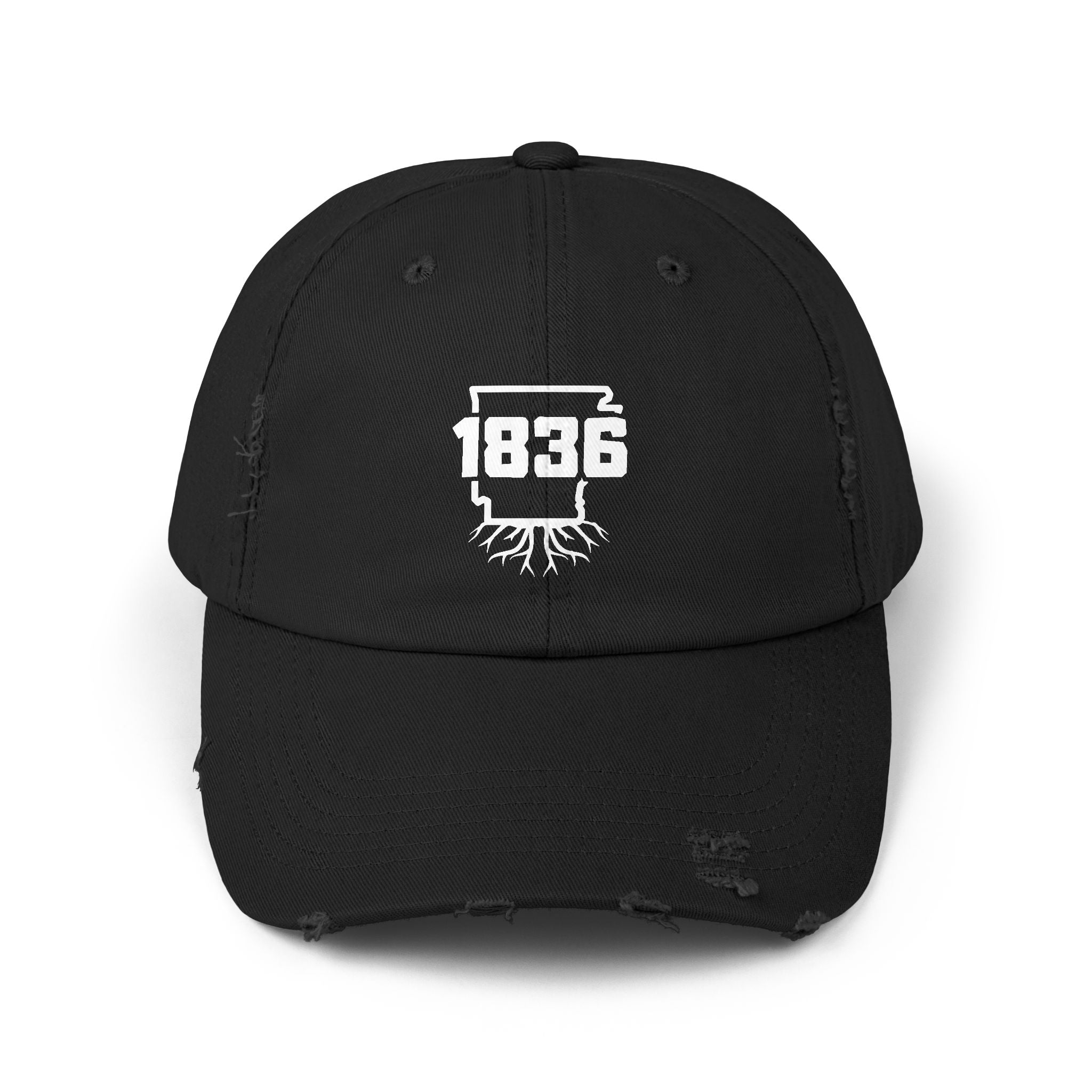 1836 Podcast Logo Cap — Distressed Baseball Hat