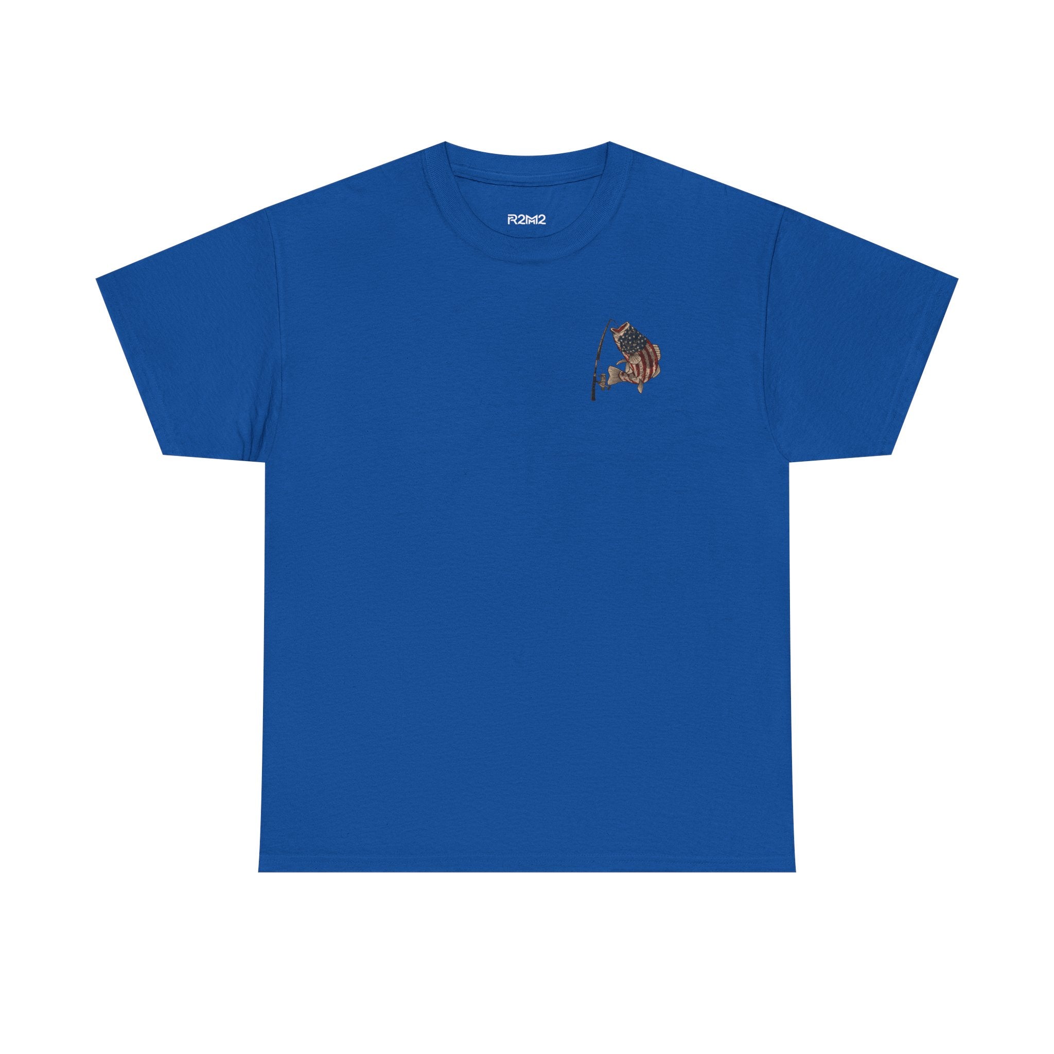Patriotic Fishing T-Shirt — American Flag Angler Tee