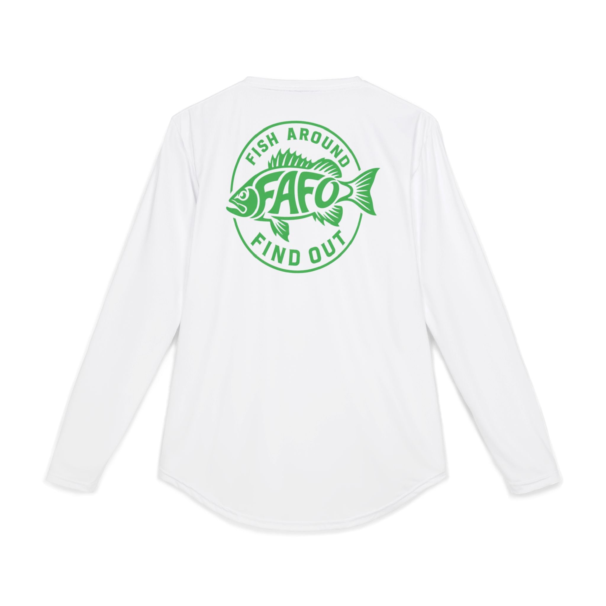 FAFO Fish Around Find Out | Men's UV Protection Long Sleeve Shirt (AOP)