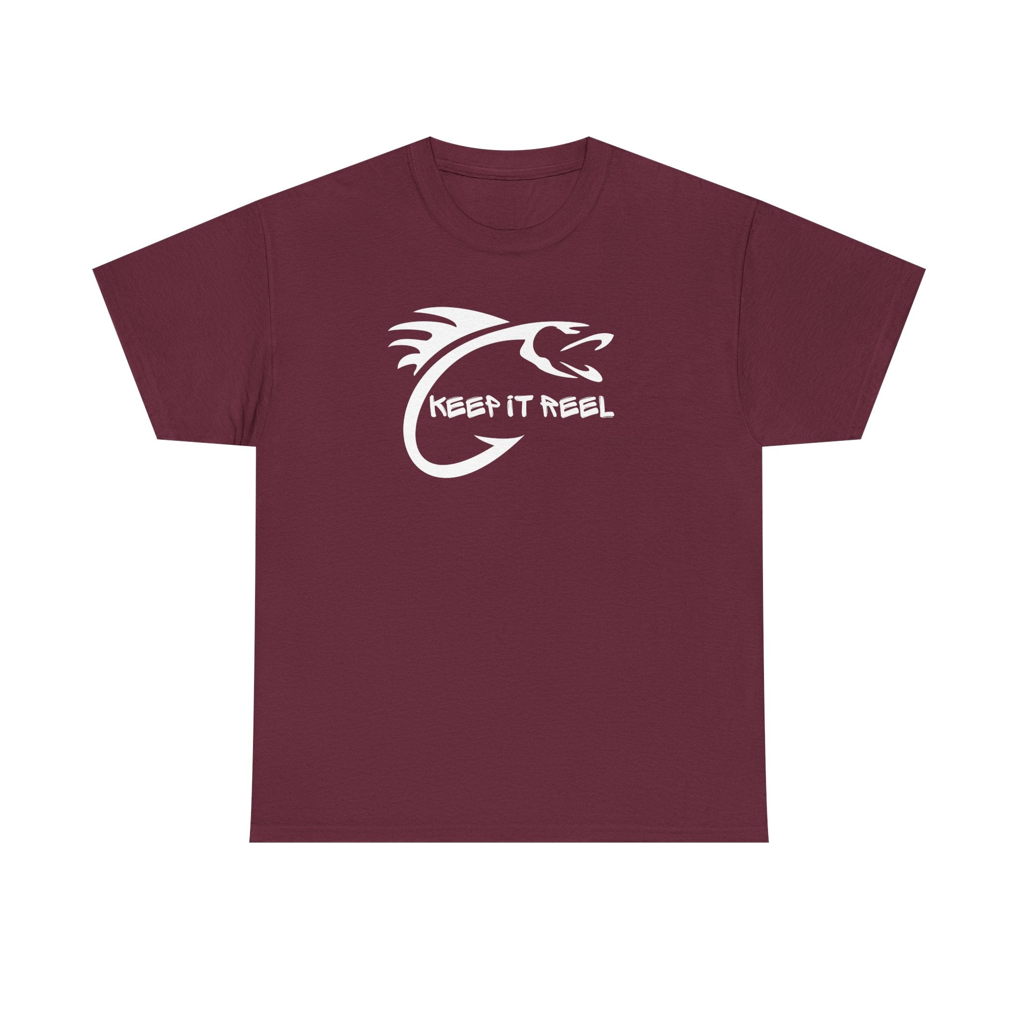 Keep It Reel (white font) | Unisex Heavy Cotton Tee