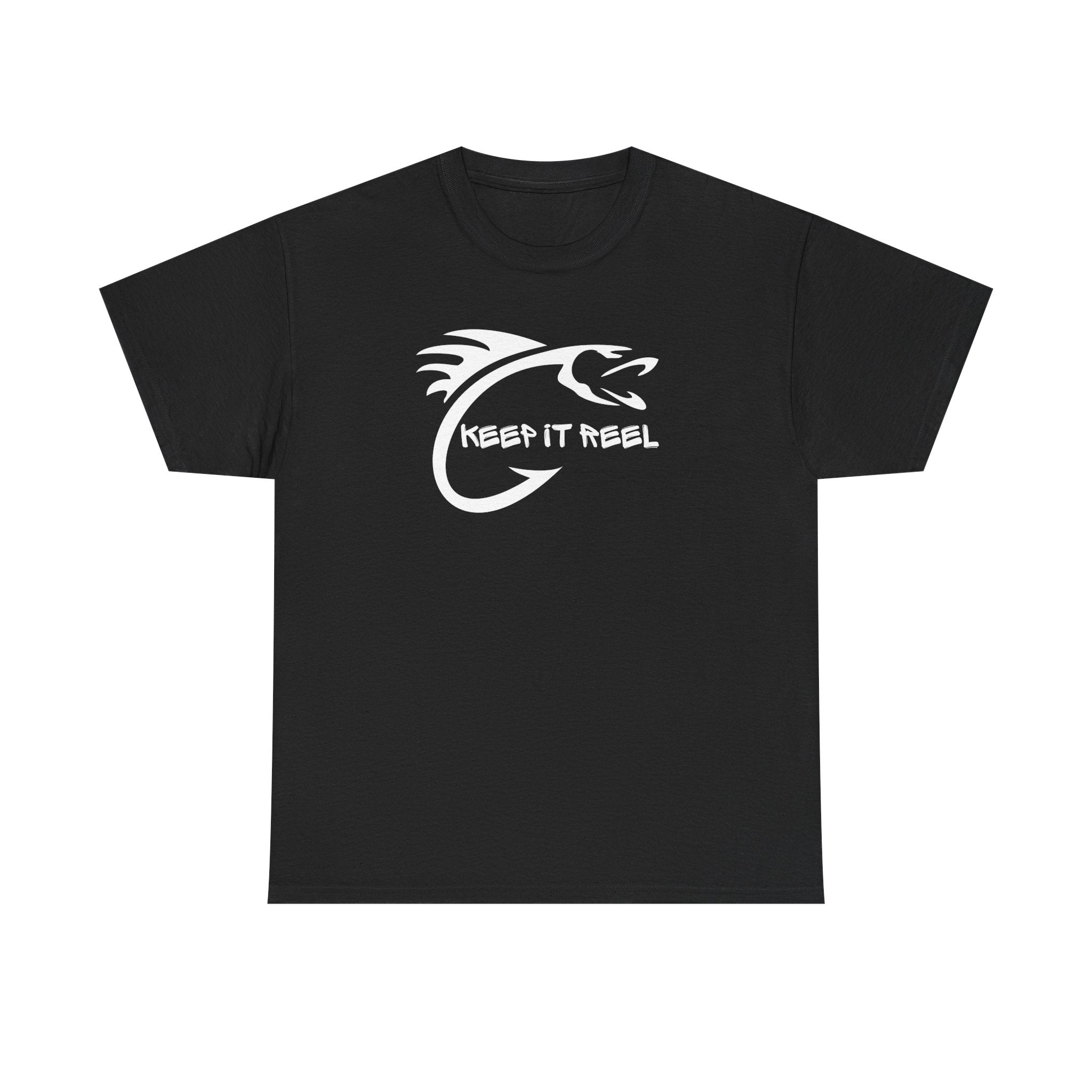 Keep It Reel (white font) | Unisex Heavy Cotton Tee