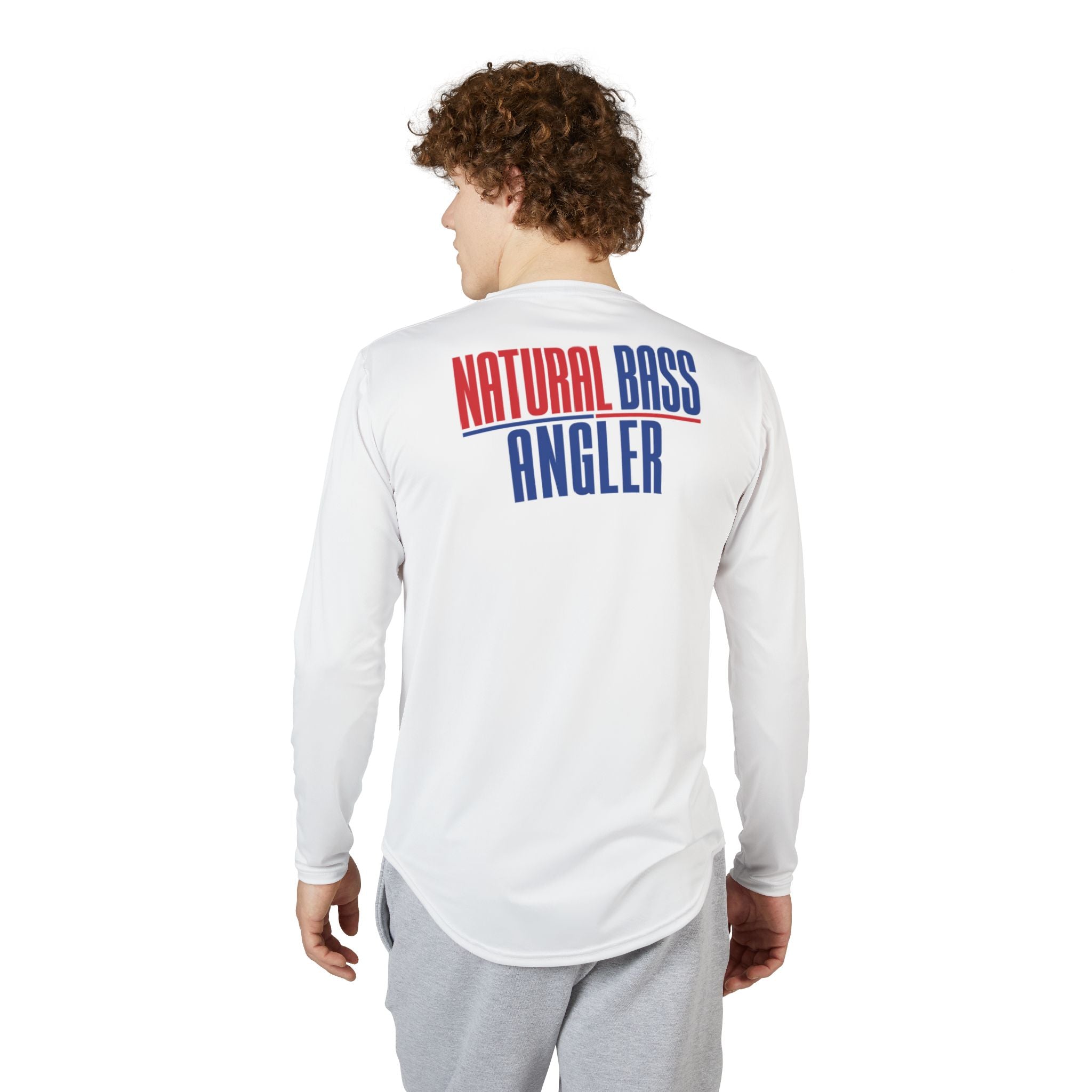 Natural Bass Angler Fishing Shirt | Men's UV Protection Long Sleeve Shirt (AOP)