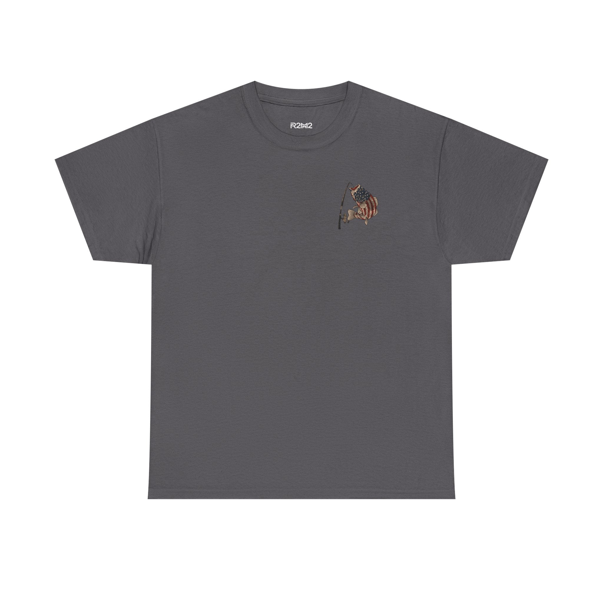 Patriotic Fishing T-Shirt — American Flag Angler Tee