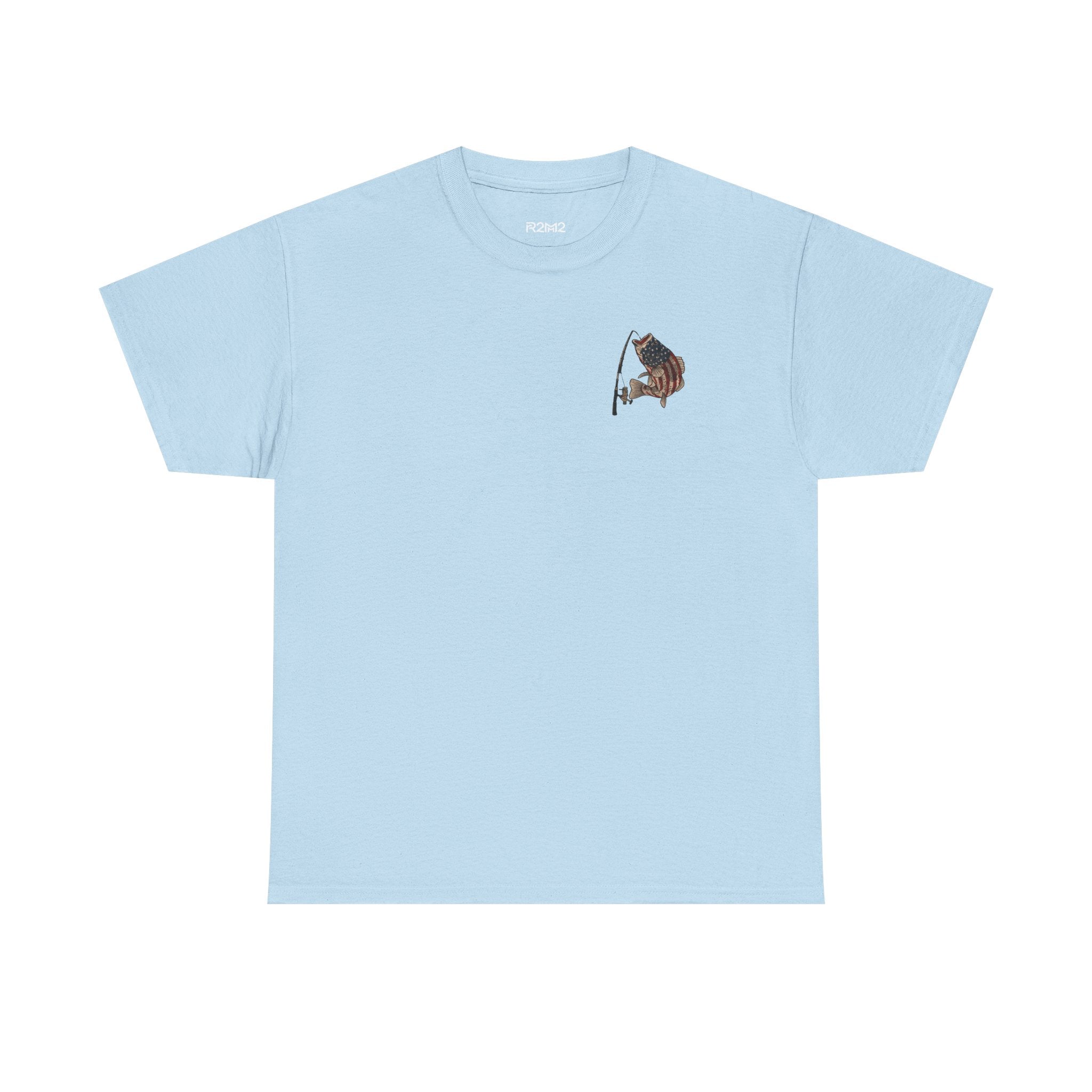 Patriotic Fishing T-Shirt — American Flag Angler Tee